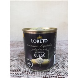 Оливки Лорето с сырной начинкой ж/б 200 гр