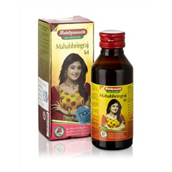 Масло для волос Махабрингарадж, 100 мл, производитель Байдьянатх; Mahabhringraj Oil, 100 ml, Baidyanath