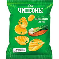 «Чипсоны», чипсы со вкусом зелёного лука, 40 г