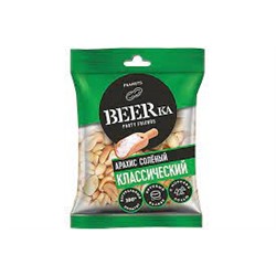 «Beerka», арахис жареный, солёный, 30 г