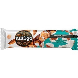«Nut&Go», батончик с миндалём, кокосом, карамелью, 36 г   Цена за шт